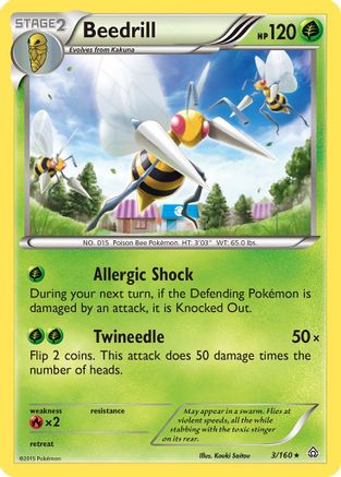 Beedrill 3/160 - [XY  Primal Clash]