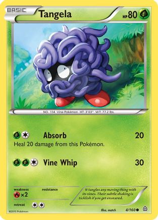 Tangela (4/160) [XY: Primal Clash]