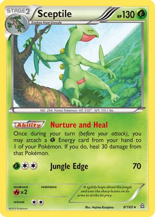 Sceptile (8/160) [XY : Primal Clash] 