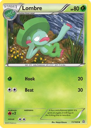 Lombre (11/160) [XY : Primal Clash] 