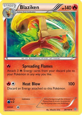 Blaziken/160 - [XY  Primal Clash] Holofoil