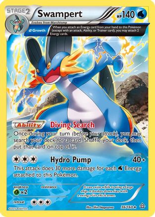 Swampert (Alpha) 36/160 - [XY  Primal Clash] Holofoil