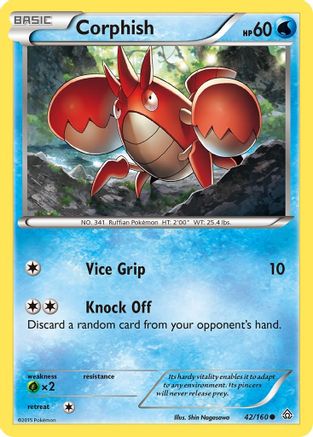 Corphish (42/160) [XY : Primal Clash] 