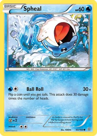 Spheal (45/160) [XY : Primal Clash] 