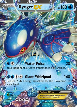 Kyogre EX (54/160) [XY : Primal Clash] 