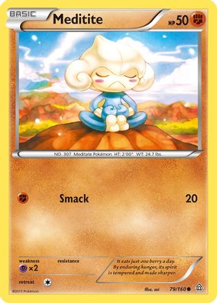 Meditite (79/160) [XY: Primal Clash]