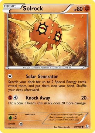 Solrock (83/160) [XY : Primal Clash] 