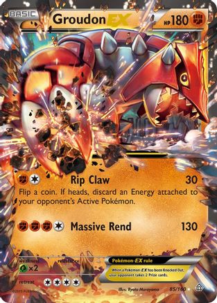 Groudon EX (85/160) [XY: Primal Clash]