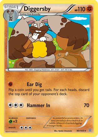 Diggersby (90/160) [XY : Clash Primal] 