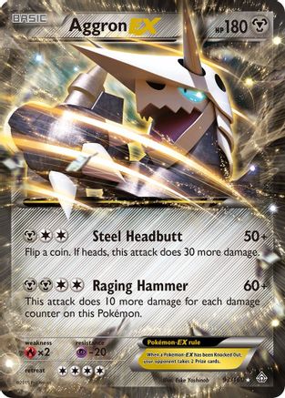 Aggron EX (93/160) [XY : Primal Clash] 