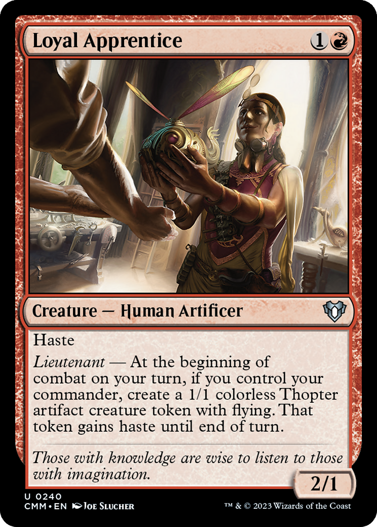 Loyal Apprentice (CMM-240) - [Commander Masters]