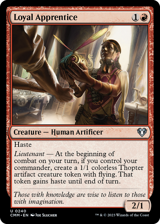 Loyal Apprentice (CMM-240) - [Commander Masters]