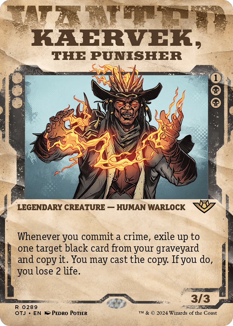 Kaervek, le Punisher (OTJ-289) - [Hors-la-loi de Thunder Junction] : (Vitrine) (Sans frontières) 