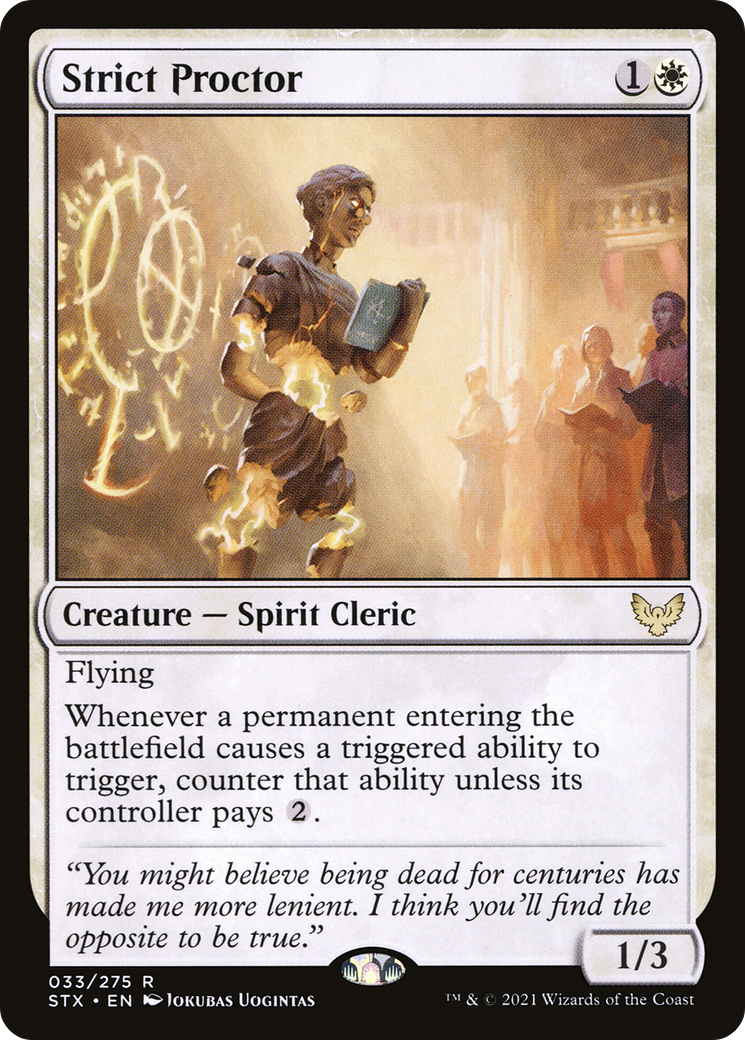 Strict Proctor (STX-033) - [Strixhaven: School of Mages]