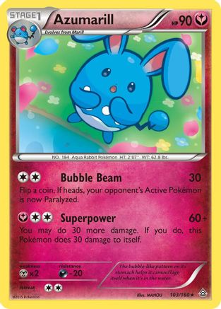 Azumarill (103/160) [XY : Primal Clash] 