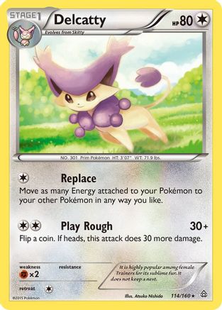 Delcatty 114/160 - [XY  Primal Clash]