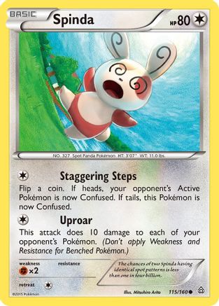 Spinda (115/160) [XY : Primal Clash] 