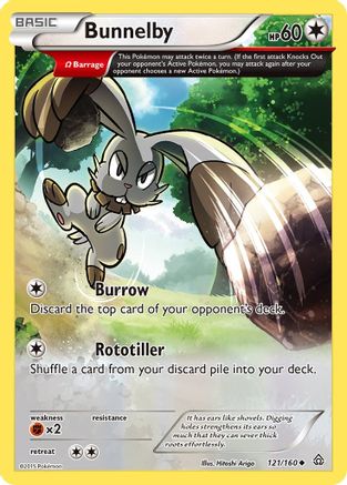 Bunnelby (Omega) 121/160 - [XY  Primal Clash]