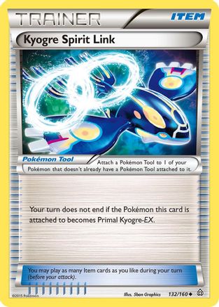 Kyogre Spirit Link 132/160 - [XY  Primal Clash]