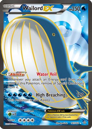 Wailord EX (147/160) [XY: Primal Clash]