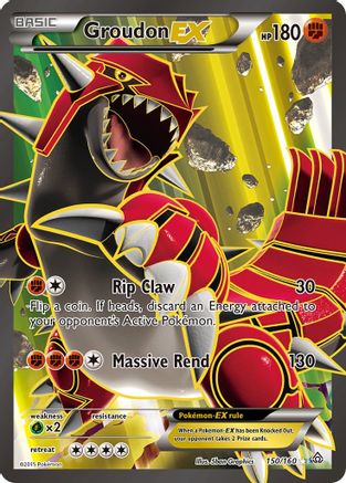 Groudon EX (150 Full Art)/160 - [XY  Primal Clash] Holofoil