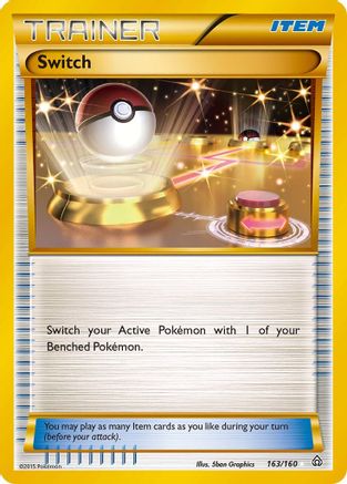 Switch (163 Secret Rare)/160 - [XY  Primal Clash] Holofoil