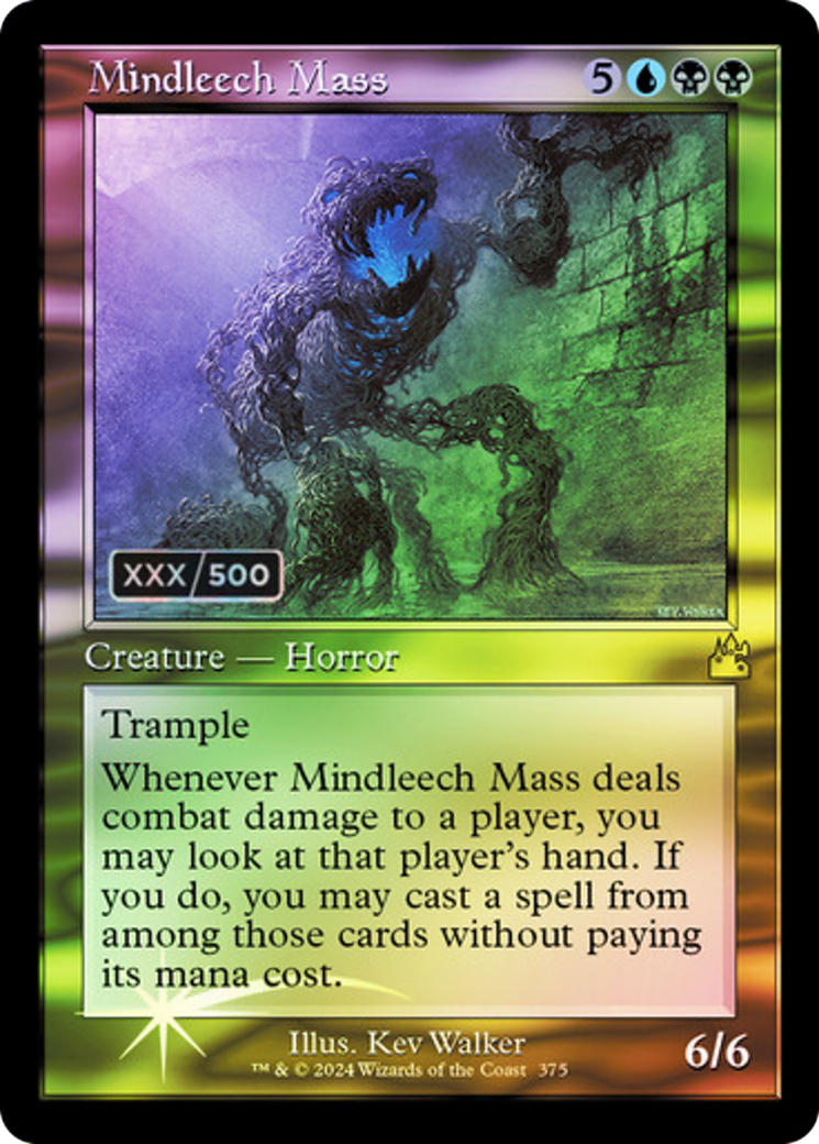 Mindleech Mass (RVR-375Z) - [Ravnica Remastered] Foil