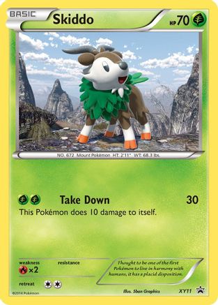 Skiddo - XY11/211 - [XY Promos] Holofoil