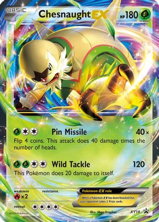 Chesnaught EX (XY18) [XY : Promos Black Star] 