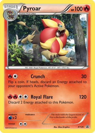 Pyroar (XY26) [XY : Promos Black Star] 