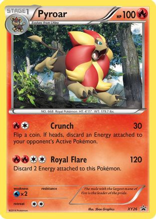 Pyroar - XY26 XY26/211 - [XY Promos] Holofoil