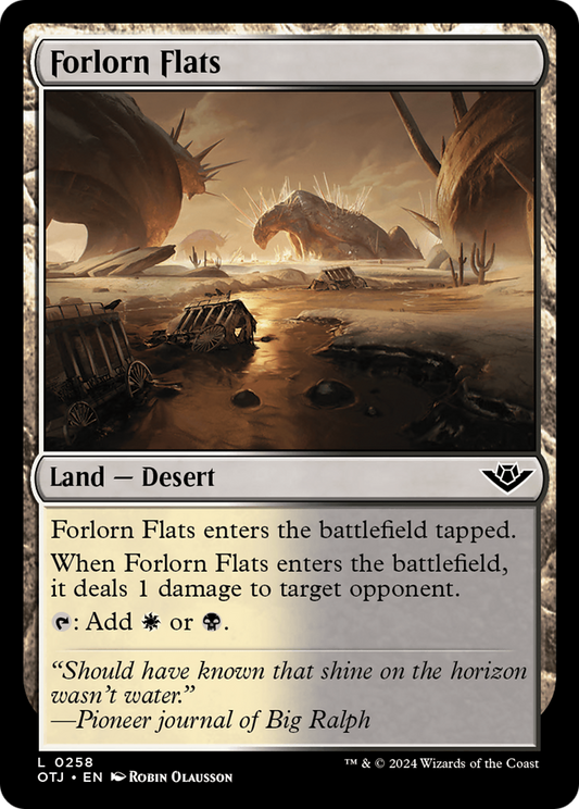 Forlorn Flats (OTJ-258) - [Outlaws of Thunder Junction] Foil
