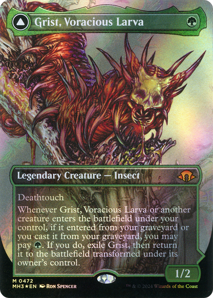 Grist, larve vorace // Grist, l'essaim de peste (MH3-472) - [Modern Horizons 3] (sans bordure) Foil