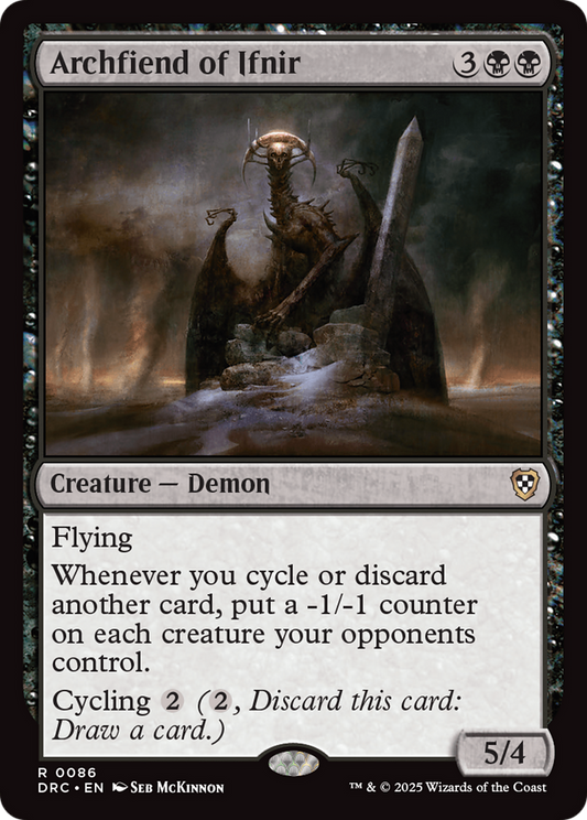 Archfiend of Ifnir (DRC-086) - [Commander: Aetherdrift]