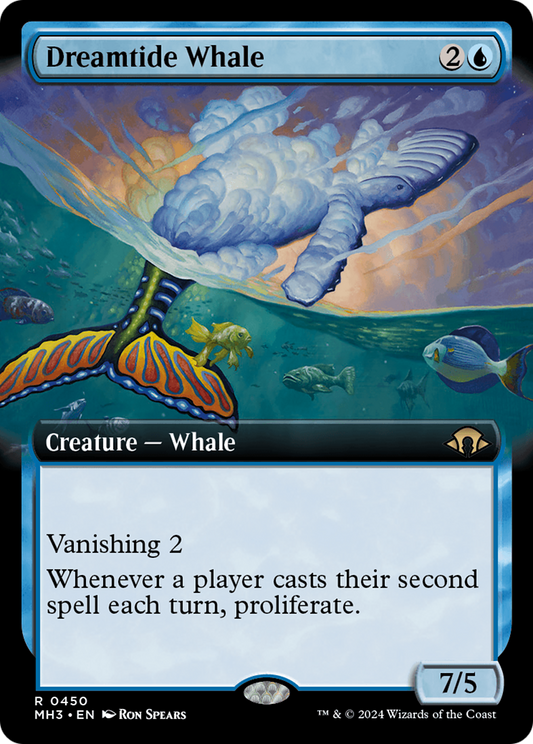 Baleine Dreamtide (MH3-450) - [Modern Horizons 3] : (Art étendu) 
