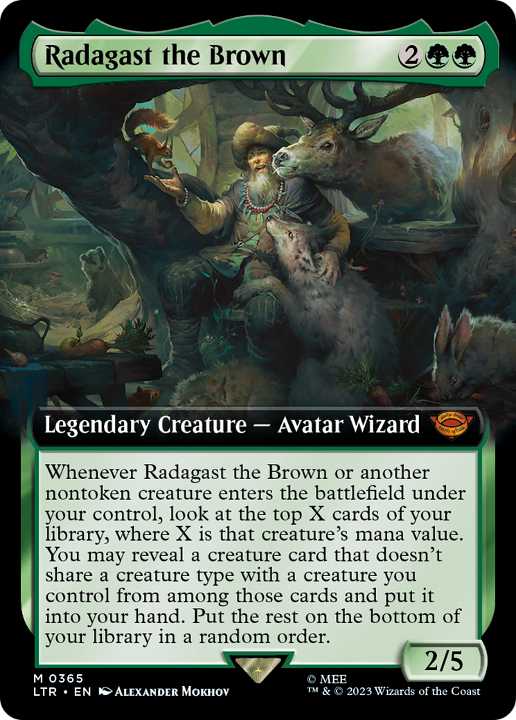Radagast the Brown (LTR-365) - [The Lord of the Rings: Tales of Middle-earth]: (Extended Art)