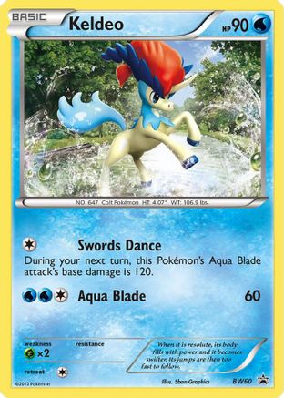 Keldeo - BW60/101 - [Black and White Promos]