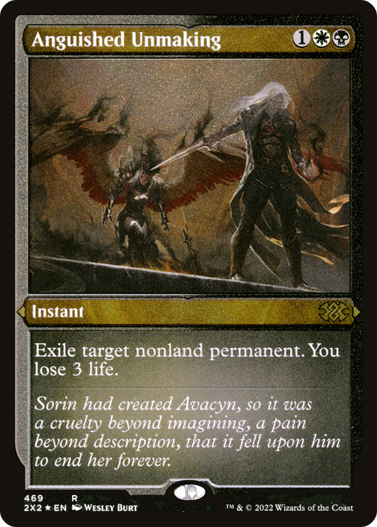 Anguished Unmaking (2X2-469) - [Double Masters 2022] Foil