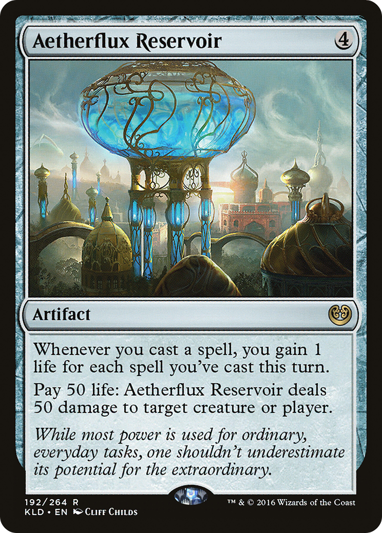 Aetherflux Reservoir (KLD-192) - [Kaladesh]