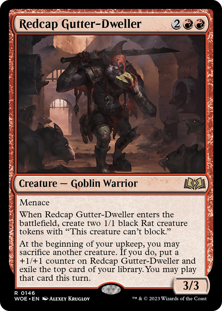 Redcap Gutter-Dweller (WOE-146) - [Wilds of Eldraine] Foil