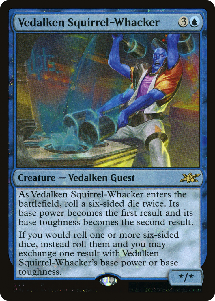 Vedalken Squirrel-Whacker (UNF-349) - [Unfinity] Foil