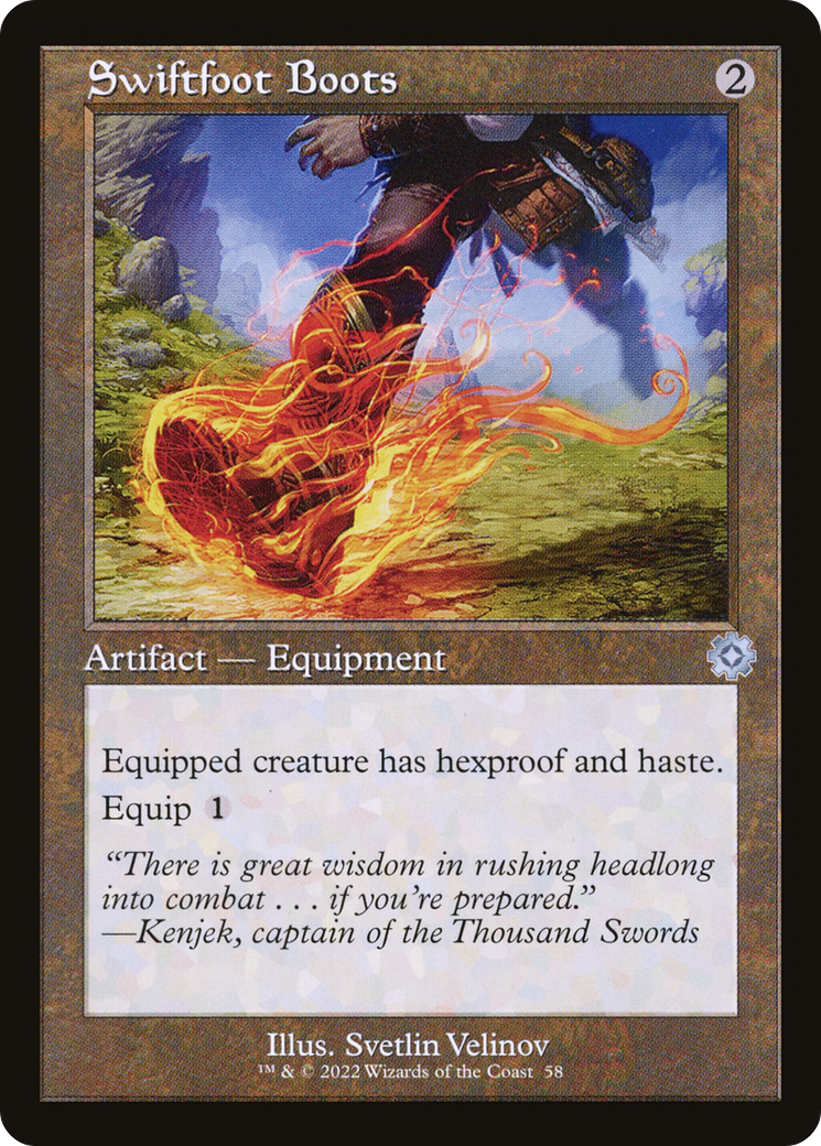 Swiftfoot Boots (BRR-058) - [The Brothers' War Retro Artifacts] Foil