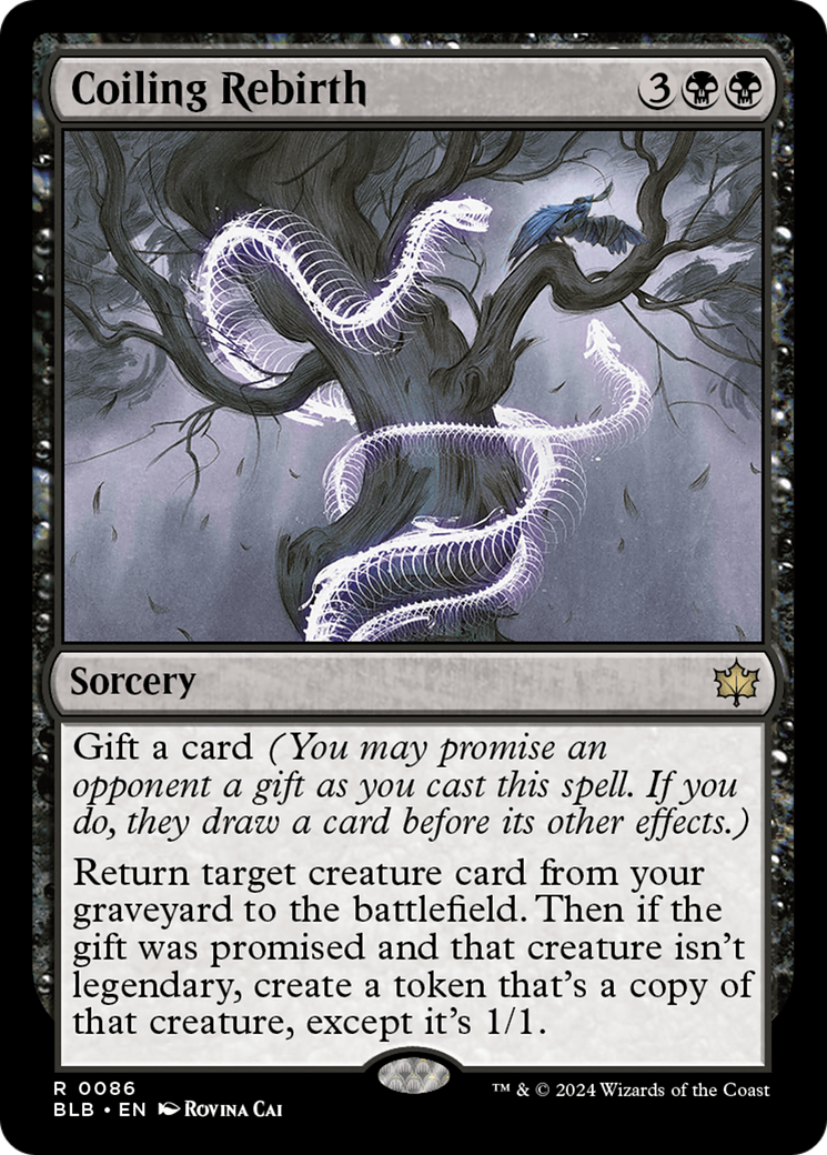 Coiling Rebirth (BLB-086) - [Bloomburrow] Foil