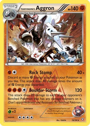 Aggron de Team Magma (14/34) [XY : Double Crise] 