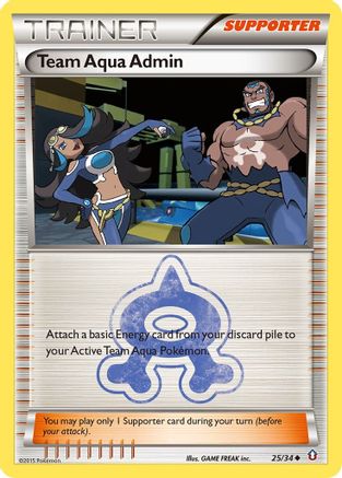 Team Aqua Admin (25/34) [XY : Double Crise] 