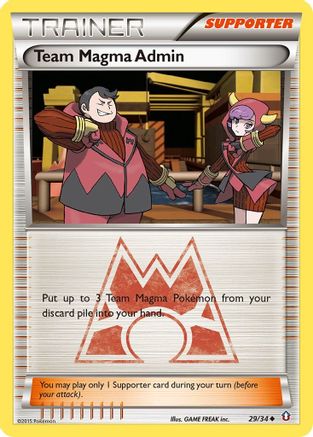 Team Magma Admin (29/34) [XY: Double Crisis]