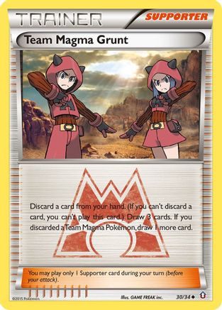 Team Magma Grunt (30/34) [XY: Double Crisis]