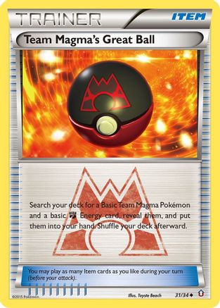 Team Magma's Great Ball 31/34 - [Double Crisis]