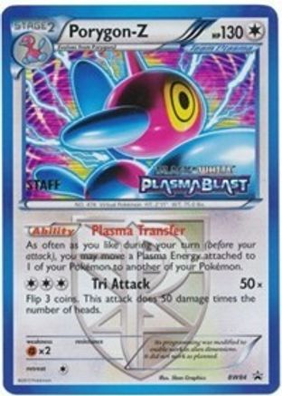 Porygon-Z (Team Plasma) - BW84 (Prerelease) [Staff] - [Black and White Promos] Holofoil