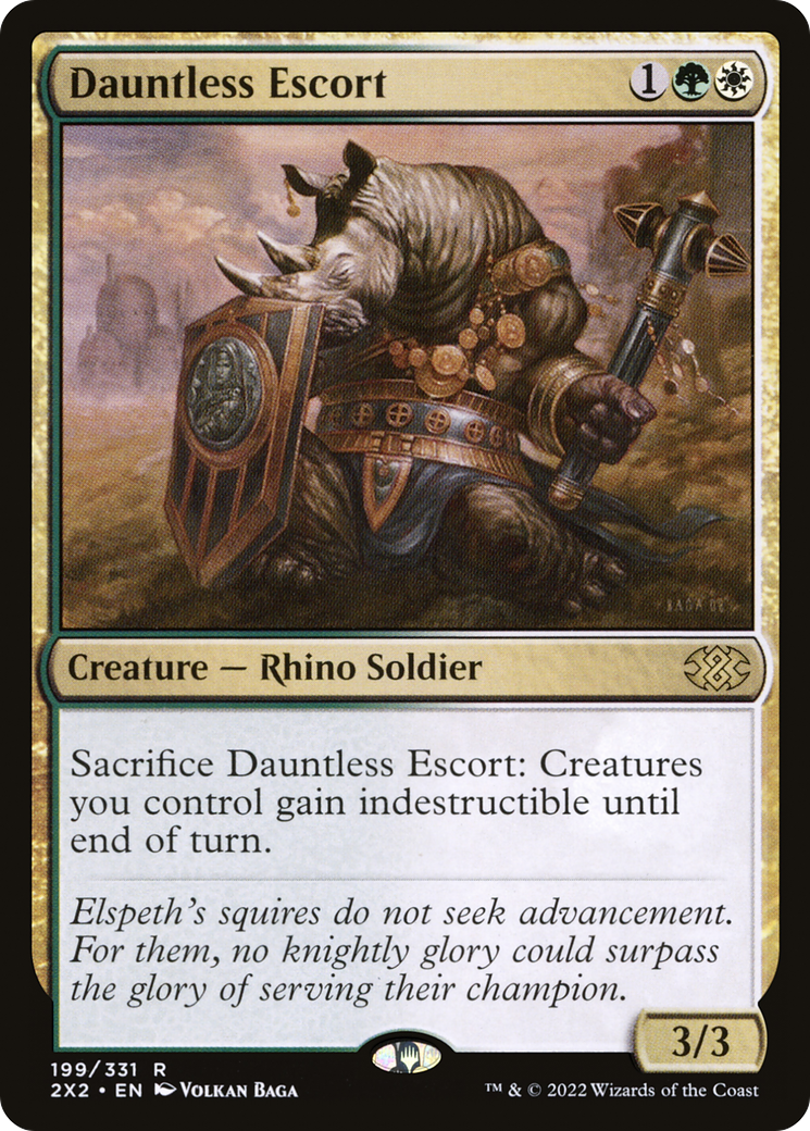 Dauntless Escort (2X2-199) - [Double Masters 2022]
